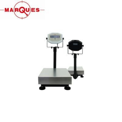 IP65 Stainless Steel Electronic Weighing Waterproof Platform Scale with RS232 Port LCD Display 60kg