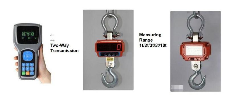 10t Portable Industrial Electronic Crane Scales and Dynamometers