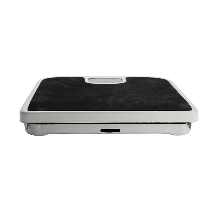 High Quality Household Personal Mechanical Analog Bathroom Scale with Leather Surface