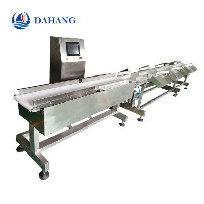 Automatic Sorting of Fish Weighing with 6 Weight Output Stations