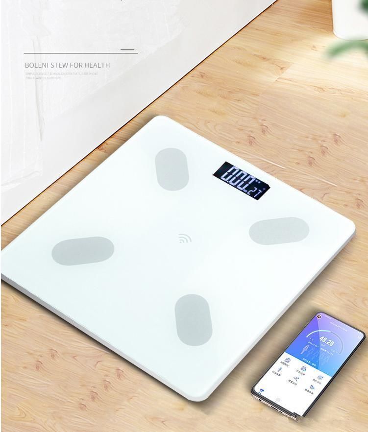 China Body Scales for Health with Tempered Glass Digital Display