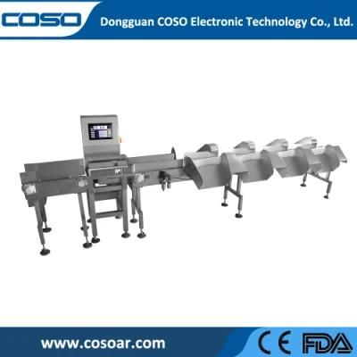 Stainless Steel Frame Weight Checking Grading Machine Weighing Sorting Machine