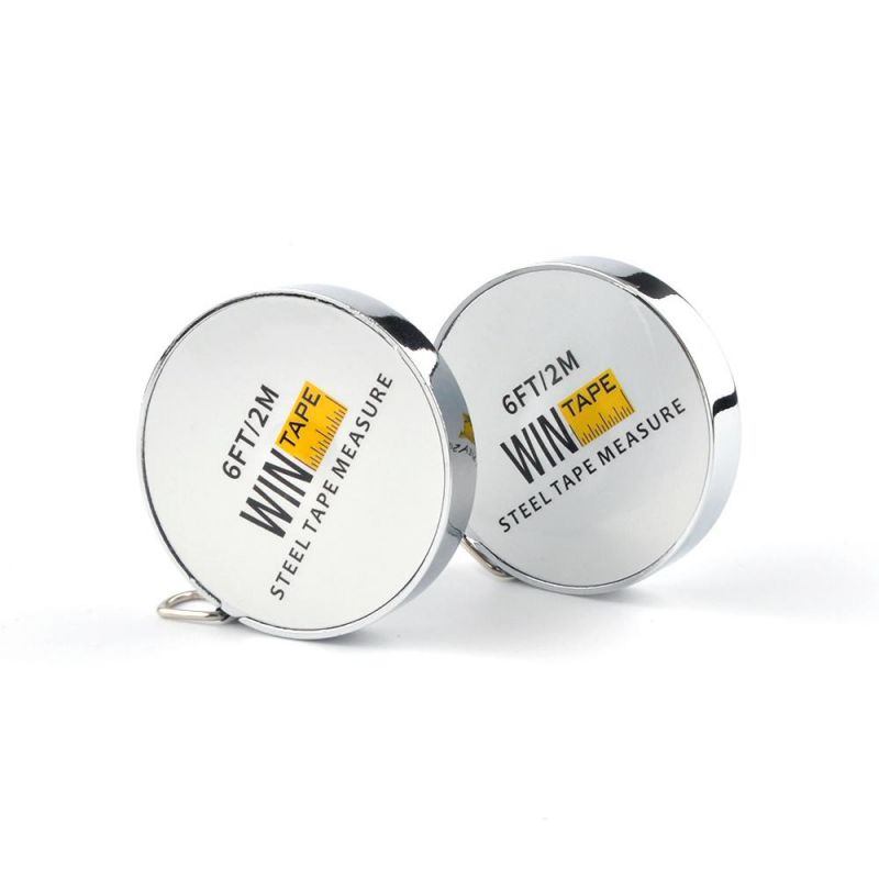 High Quality Metal Round 2m Steel Measuring Tape Metric and Imperial