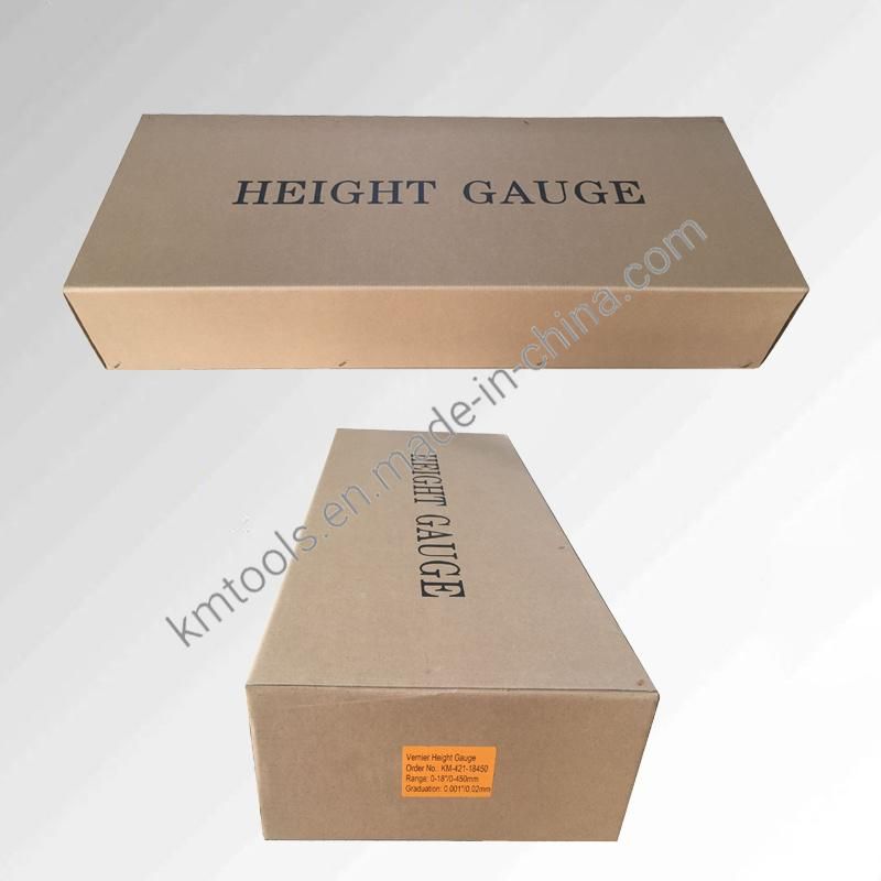 0-18′ ′ /0-450mm Stainless Steel Vernier Height Gauge Measuring Tool
