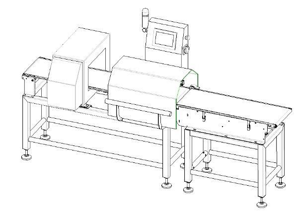 High Sensitivity Check Weigher and Metal Detector