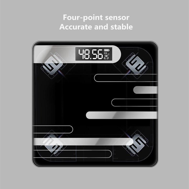 Hot Selling Tempered Glass Insulated Electronic Body Weighing Scale