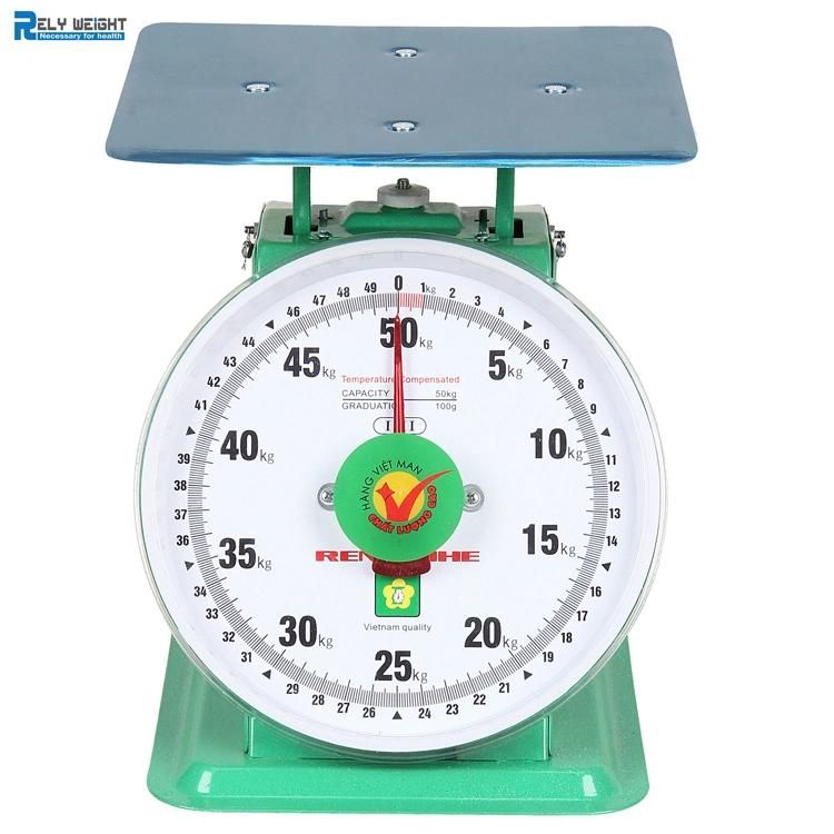 Good Quality Durable Mechanical Dial Weighing Spring Scale with Tray