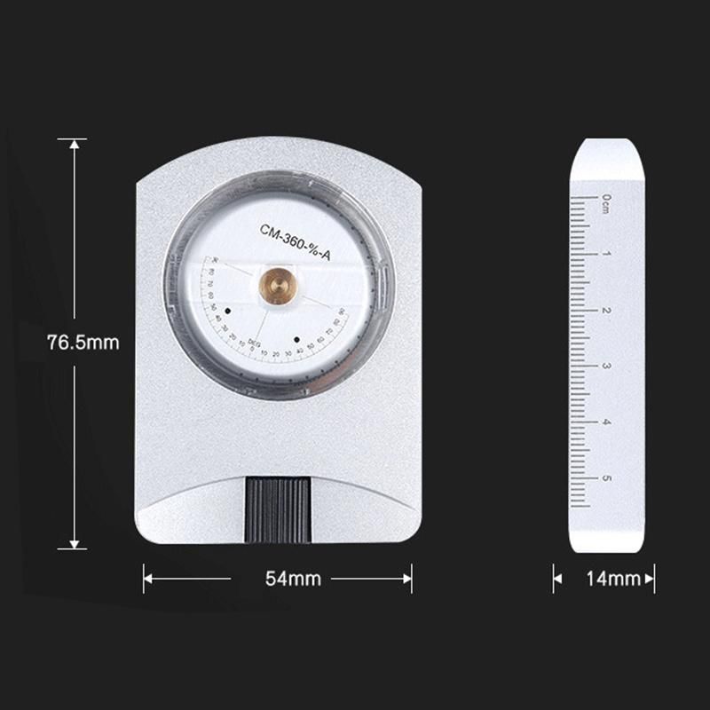 Professional Aluminum Accurate Altimeter Clinometer Slope/Height Measurement Silver Wyz19127