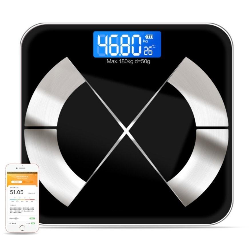 2021 Hot Selling Weighing Fat Body Monitor Machine Smart Bluetooth Scale with Ios and Android APP