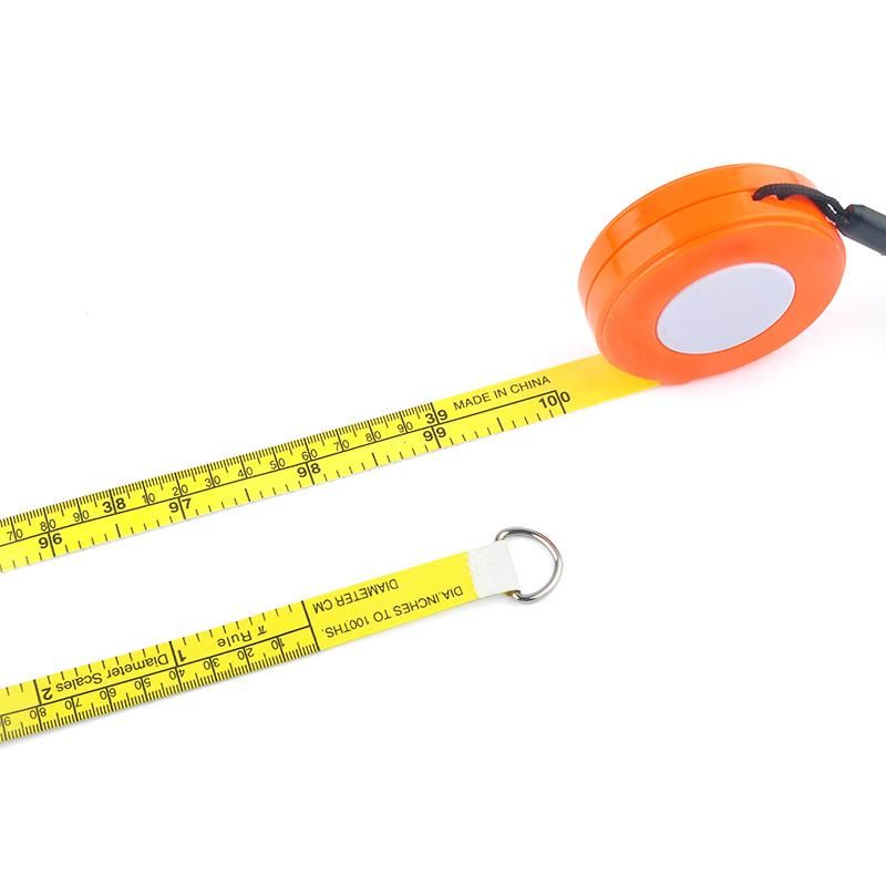 100inch Diameter Fiberglass Measuring Tape with Retractable Round Case Rt-239