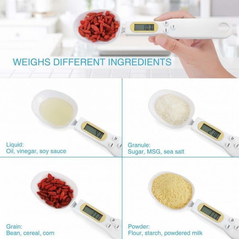 Electronic Weighing Spoon Scales, Food Scale Spoon Digital Kitchen Scale