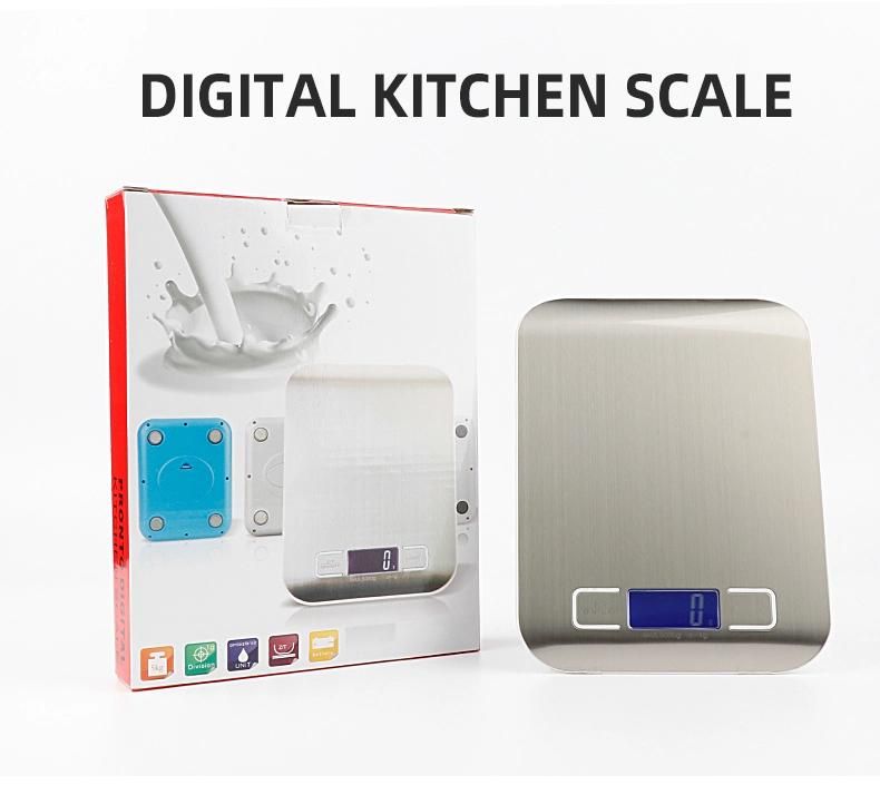5kg Hot Sale Stainless Steel Kitchen Scales Digital Household Weighing Scale