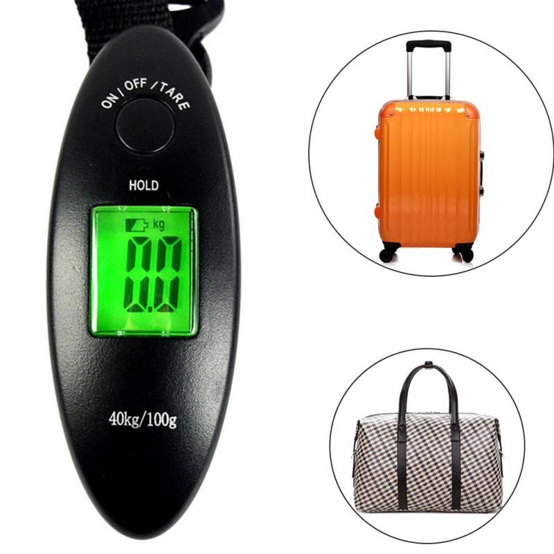 Digital Luggage Portable Travel Suitcase Bag LCD Weighing Handheld Scale