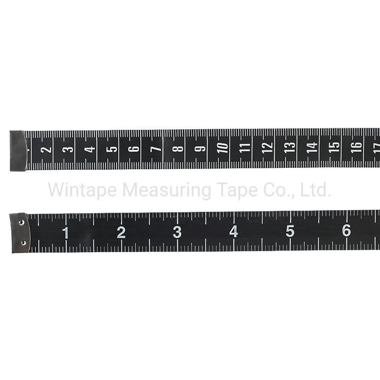 Black PVC Fiberglass Measuring Tape Printed with Your Logo