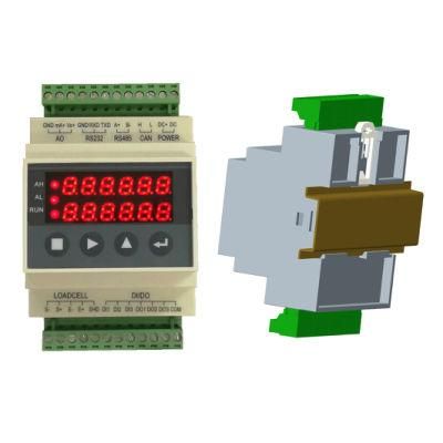 Supmeter High Accuracy 20mA 0-10V Load Cell Weighing Transmitter Indicator Controller with RS485 RS232 Modbus RTU Bst106-M60s[L]