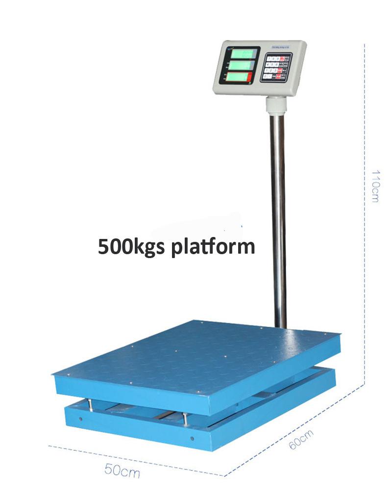 Electronic Counting Platform Scale Capacity 20 to 500kgs