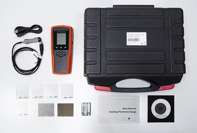 Super Wide Measurement Paint Thickness Meter Coating Gauge with Separated Probes