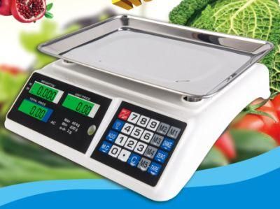 China Factory Wholesale 40kg Digital Price Computing Weighing Scale
