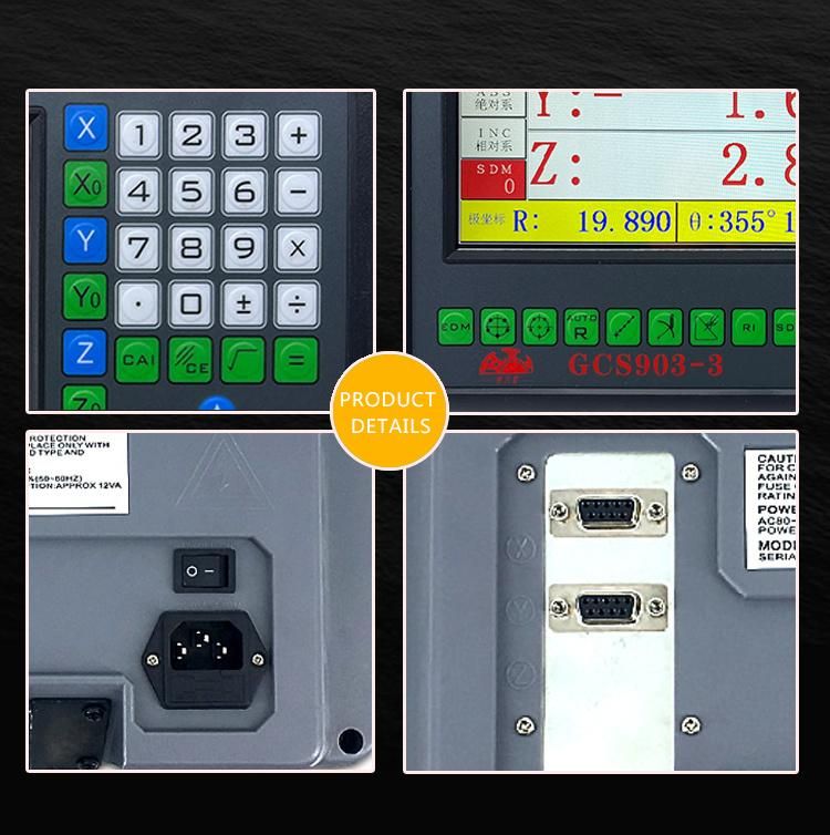 High Efficiency 3 Axis Digital Readout Display Dro for Milling Machine