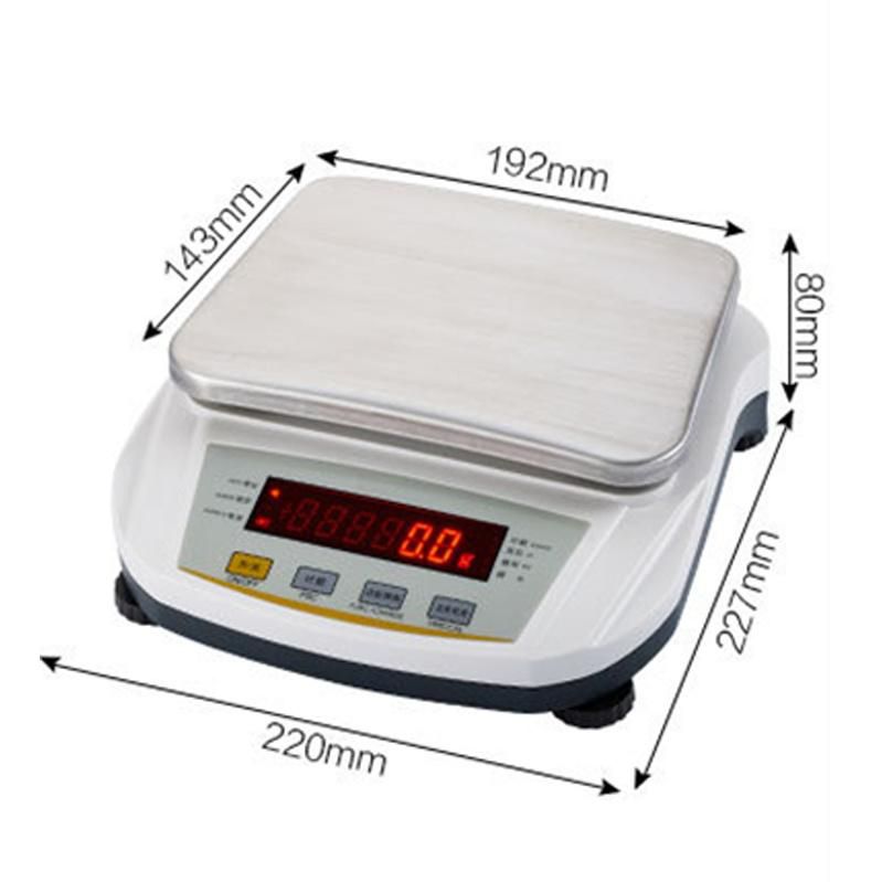 Scale Digital Kitchen Weight Mini Small Food Hanging Laboratory Gold Mining Equipment Cars Coffee with Timer Car Floor Balance