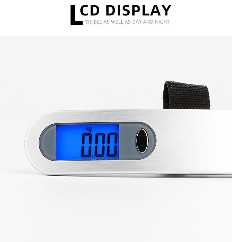 New Arrival Digital Portable Luggage Weighing Hanging Scale 50kg