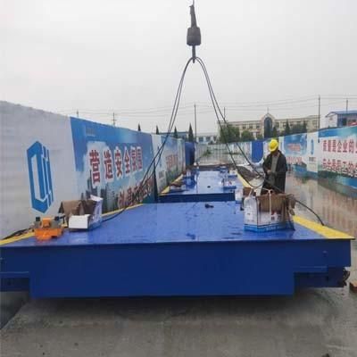 180tons Digital Truck Scales Weighbridge Solve The Truck Weight From China