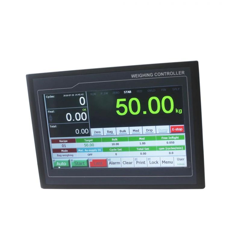 Automation Touch Screen Packaging Weighing Indicator, with Programmable Controller