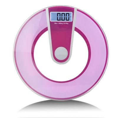 Manufacturer Digital Round Portable Woman Body Fat Scales Weighing Bathroom Scales