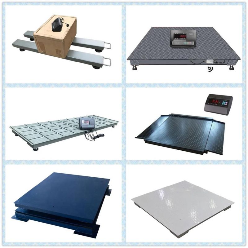 Custom Digital Medium Ground Electronic Industry Scales for Scaleplatform Weight Weighing Cap 3000kg Floor Scale with Ramp