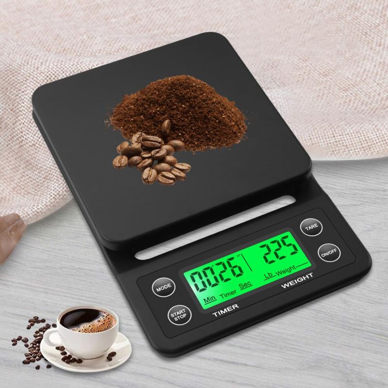 Electronic Balance Kitchen Coffee Timing Scales