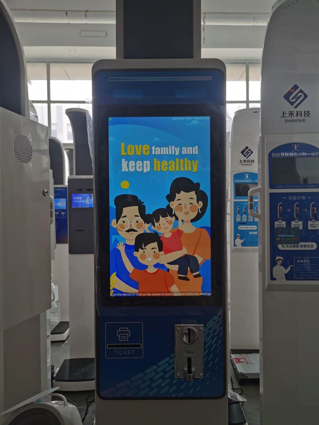Coin Operated Body Scale Height and Weight Machine for Public
