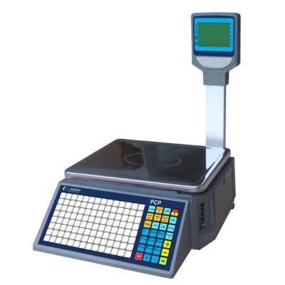 Pcp 6 15kg Barcode Label Printing Scale Electronic Scale