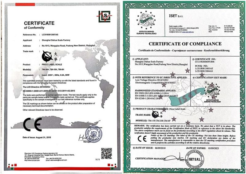 Retailer Scales Label Printing Scales Updated Model Weighing Scale