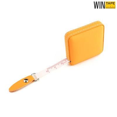 High Quality Square PU Leather Clothing Sewing Measuring Tape