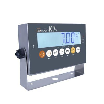 K7s Stainless Steel Digital Industrial Scale Weigh Indicator for Weighing Scales