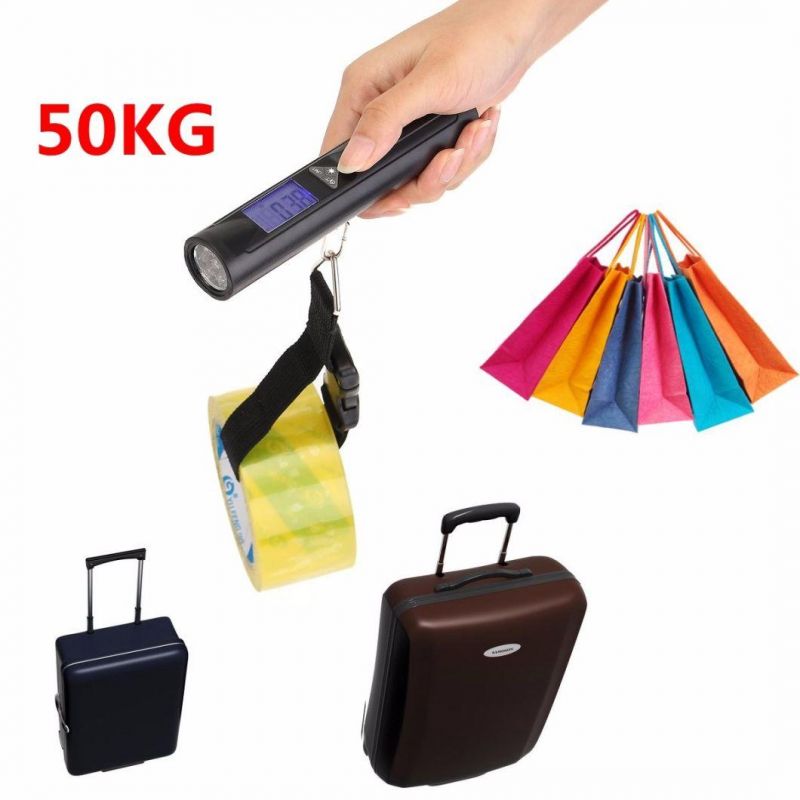 Multifunction Luggage Fish Weight Digital Hanging Scale with Lighting Function