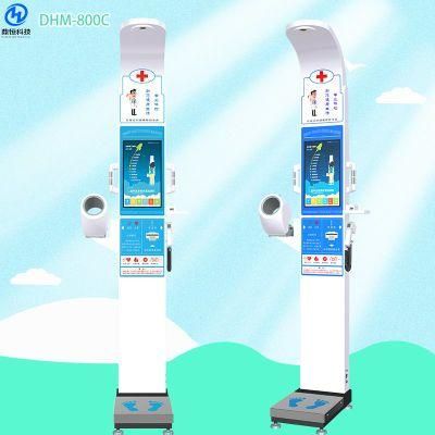 Electronic Voice Coin Operation Height and Weight Scale Health Checkup Machine Blood Pressure and Fat Measuring Scales
