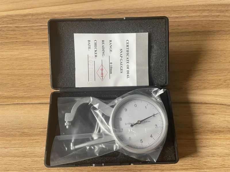 High Accuracy Dial Snap Gauge with 0-10mm