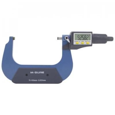 M-Sure Ms-110-100 Digital External Micrometer 75-100mm (3-4 inch) Ms-110 Series