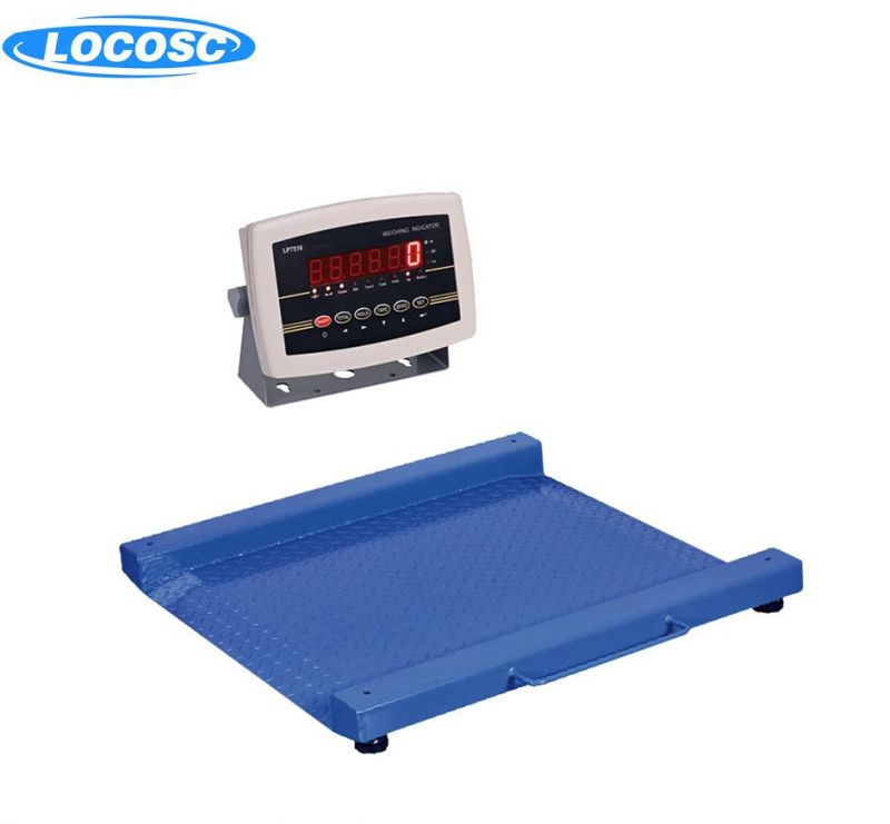 Ningbo Factory Price Electronic Digital Platform Weighing Floor Scale with Ramp