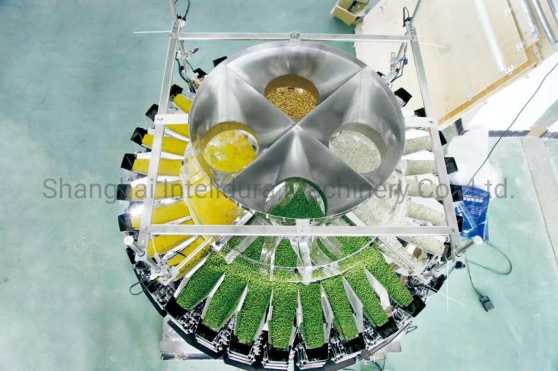 24 Heads Porportional Mixing Multihead Weigher for Potato Chips Packaging Packing Pack