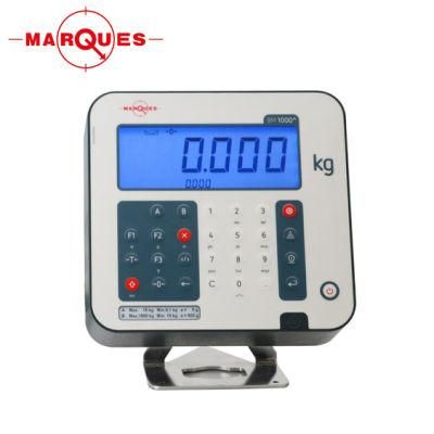Marques OIML Approved Weighing Indicator High LCD Display with Backlighting Connect with Two Platforms