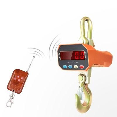 5000kg Industrial Hook Hanging Weighing Scale Digital Crane Scale with LED Display