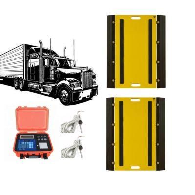 10t 20t 30t Portable Truck Axle Scale with Indicator and Built-in Printer for Road Vehicle
