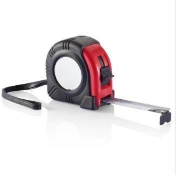 Newest Red and Black ABS Rubberized Tape Measure