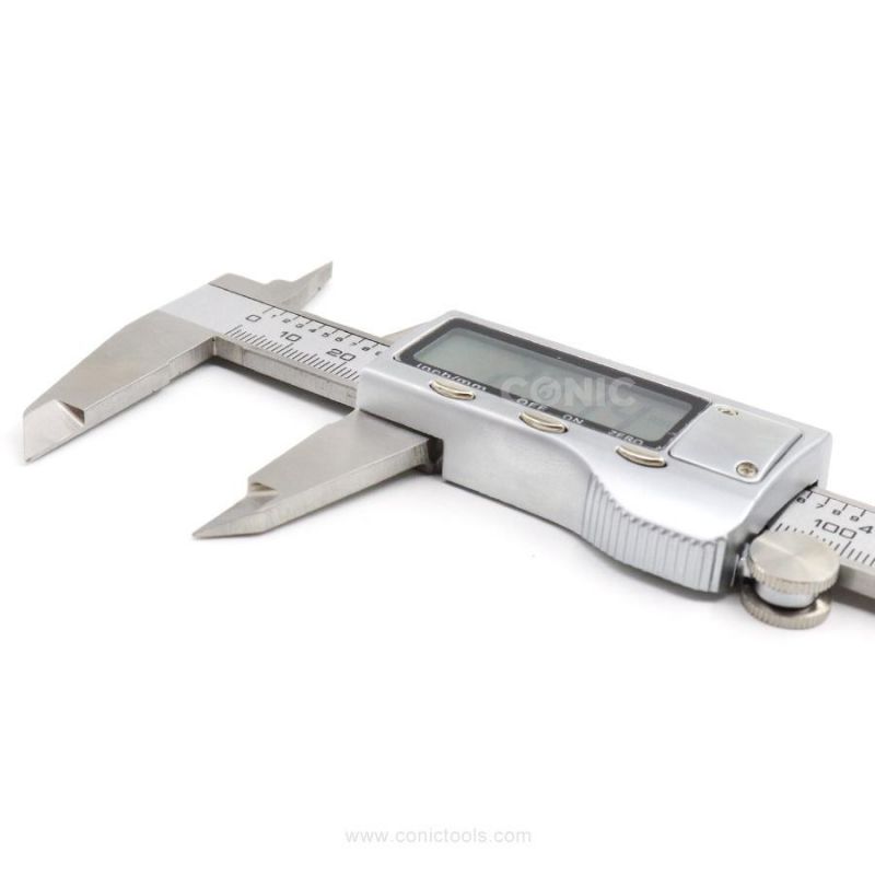 DIN862 150mmx0.01mm Stainless Steel Metal Case Digital Vernier Calipers