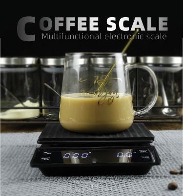 Touch Screen LED Digital Coffee Scale Kitchen Scale 3kg