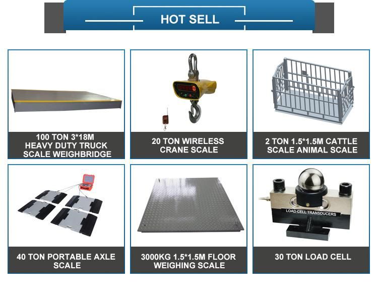 1t-10t Electronic Industrial Floor Scales for Warehouse