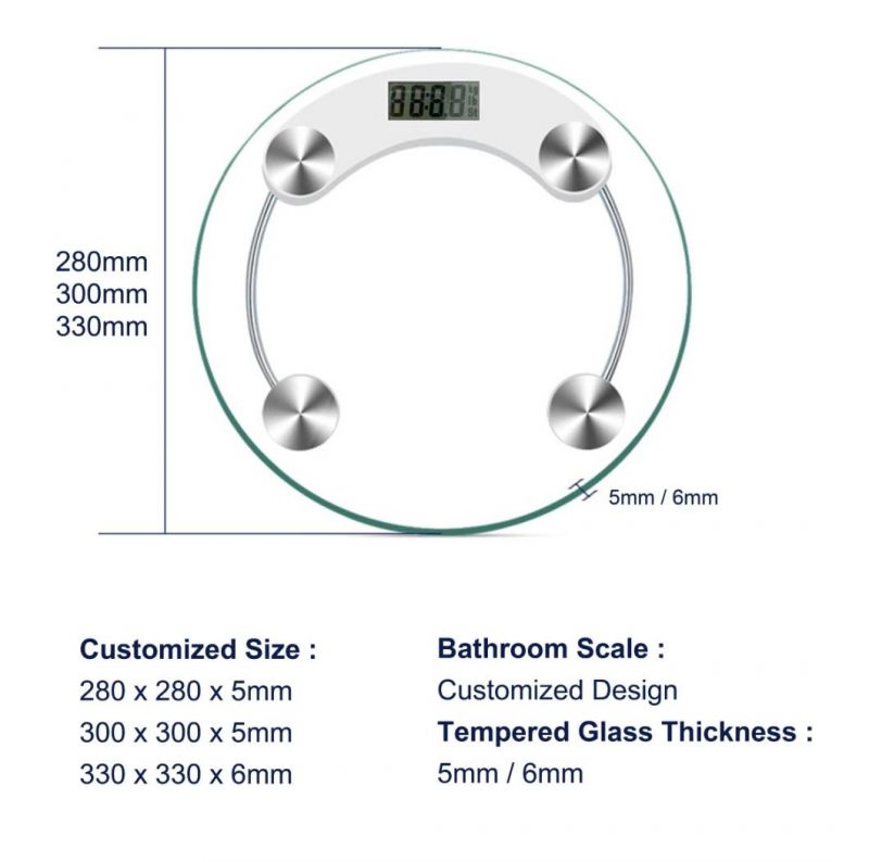 Digital Platform Bathroom Scale, High Precision Scale