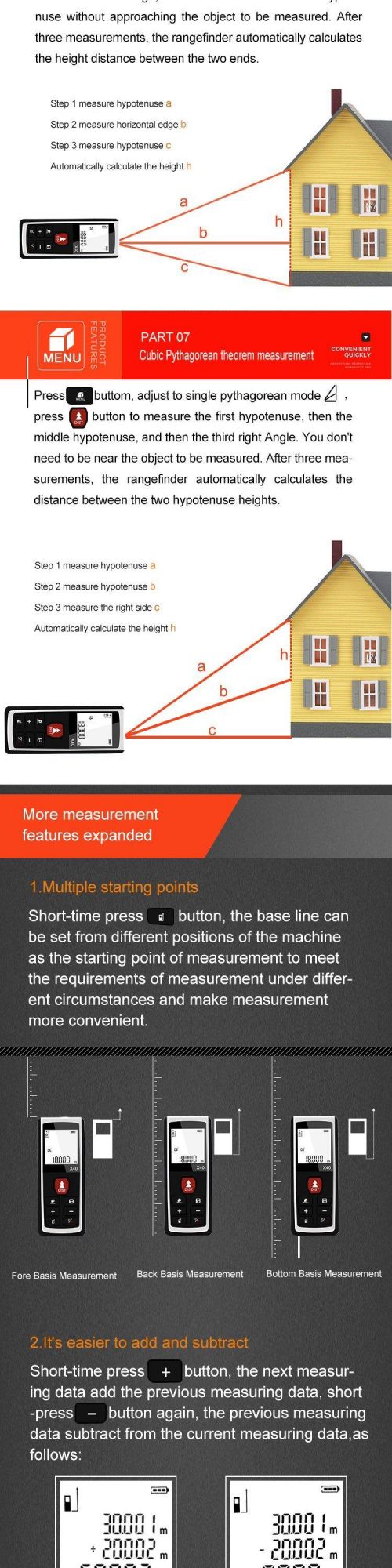 New Arrival Digital 100m Hand Held Laser Distance Meter